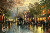 Evening on the Avenue by Thomas Kinkade